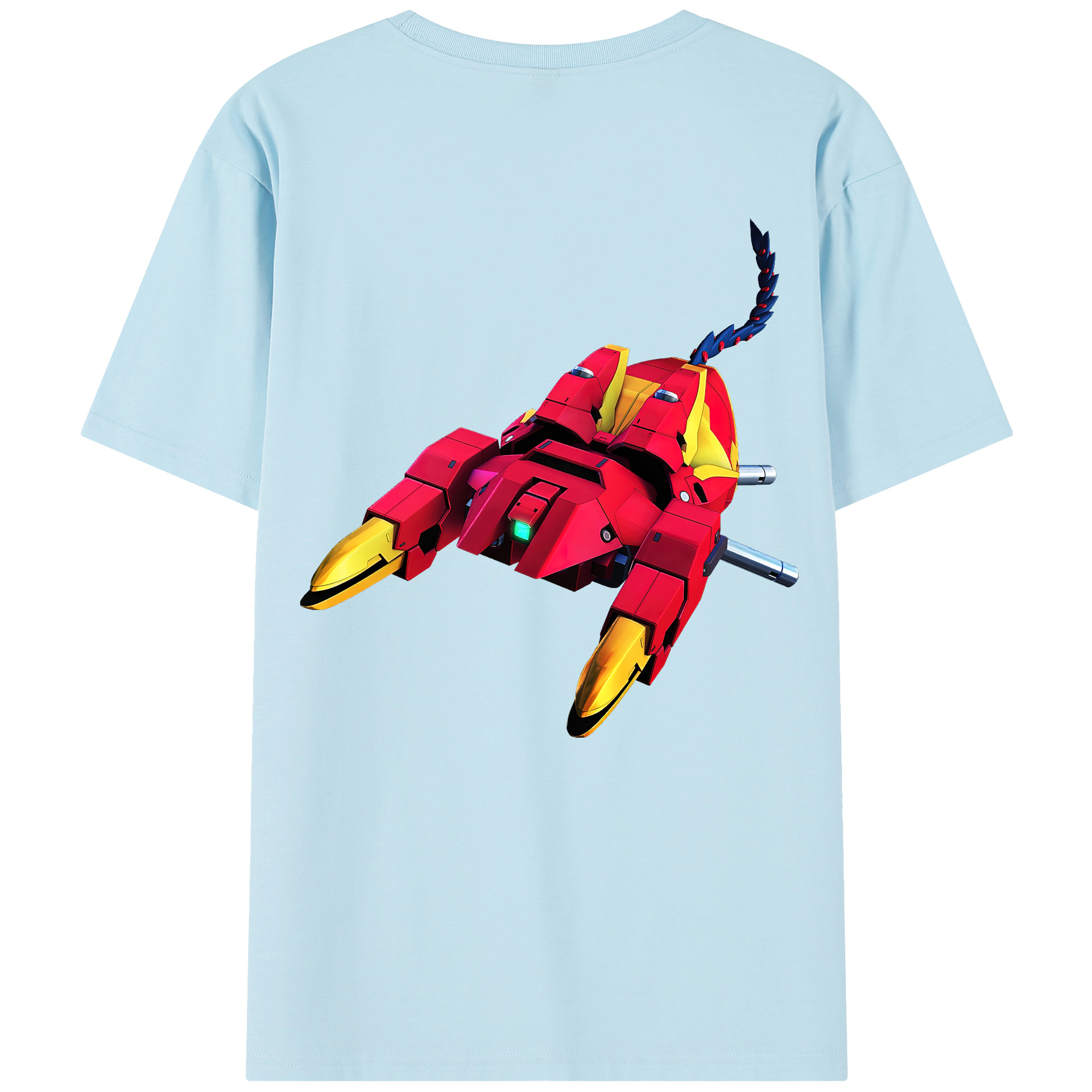 （画像用） 機動戦士ガンダム Mobile Suit Gundam 綿100％半袖Tシャツ（背面プリント）